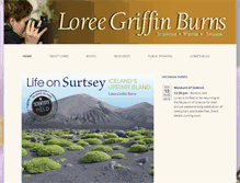 Tablet Screenshot of loreeburns.com